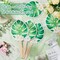 50 Pcs Hawaiian Luau Hand Fans Bulk, Hawaiian Luau Wedding Party Favors Decorations